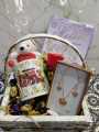 Gift for Mother | Gift for Mom | Gift for Maa | gift basket for mother ( locket set + printed coffee/tea mug + teddy bear + greeting card + rose flower + basket and wrapping ). 