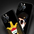 Saddam Hussein Iraq Flag For iPhone 11 12 13 15 14 Pro Max Phone Case X XR XS 7 8 Plus SE 2020 Black Soft Silicone Cover Funda. 