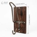 Helmet Holder | Wall Mounted Helmet Rack | Motorcycle Helmet Stand | Bike Helmet Storage Organizer | Wooden Helmet Hanger | Riding Gear Organizer | ZAT Spaces. 