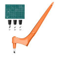 Gyro Cut Craft Tools Stainless Steel Gyro Cutter 360-degree Paper Knife Gyro-cut Pro Safety Cutter Art Cutting Tool. 