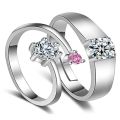 Pack of 2. 925 Silver Love You Forever Couple Rings. 