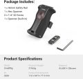 SMALLRIG NATO Handle, Quick Release Grip, Rotating Push Button Side Handgrip for DLSR Camera Cage Kit, with Integrated NATO Rail (Left Side) - 3260. 