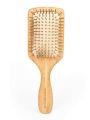 Italian Square Wooden Anti Comb Types Brush Paddle Unisex, Bambo Healthy Massage Scalp Professional Hair Brush for Salon Hairdressing Styling Tools, Bamboo Hair Brush. 