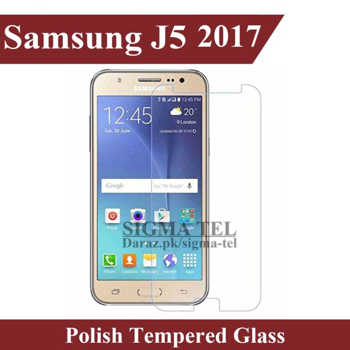 Samsung J5 2017 Tempered Glass Screen Protector Premium High Quality Polish Glass For Galaxy J520