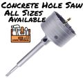 Concrete hole saw (ALL SIZES AVAILABLE) drill bit Holesaw Wall Hole saw. 