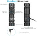 3 Years Warranty - BOYA Dual-Capsule Condenser Microphone by-MM1 PROAndroid Camera Camcorder PC. 