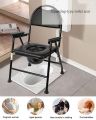 Folding Commode Chair Portable Toilet Seat. 