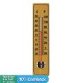 Wall Thermometer Wood For Room Temperature Meter. 