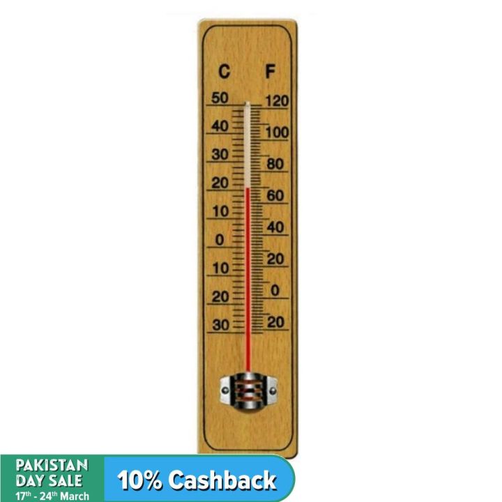 Wall Thermometer Wood For Room Temperature Meter