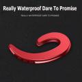 Y-12 Wireless Headset Hands Free Car Driver 4.1 Sport Earphone Bone Conduction Earhook Stereo 2.4 GHz Mini Headphone. 