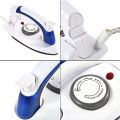 Portable Steam Iron, Mini Travel Iron Handheld Iron for Clothes, with Non Stick Sole Plate, Folding Flat Travel Steam Iron for Ironing Clothes, Temperature Control, Small Size for Home Travel. 