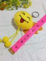 Squinting Face with Tongue With Dori and POM POM/Emoji Stuff Keychain. 