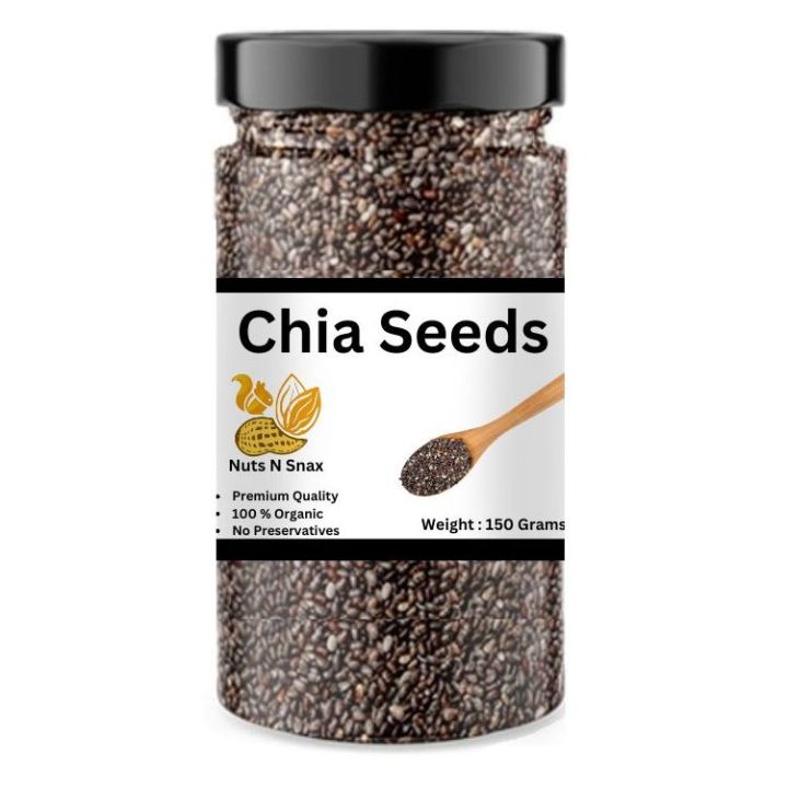 Chia%20Seeds%20150%20Grams%20(Organic%20and%20Original)%20Chia%20seed%20By%20Nuts%20N%20Snax%20-%20Image%202