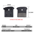 2 Pair Bike J03A Resin Cooling Fin Ice Tech Bicycle Hydraulic Disc Brake Pads Oil Calipers for Oil Brakes. 