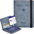 Voyager Series – RFID Protected Passport Cover Holder & Travel Wallet | Premium Leather Passport & Card Wallet for Men & Women. 
