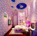 Fluorescent Glowing Stars Wall Stickers Pack of 200 Luminous Ceiling and Wall Decor. 
