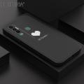Hontinga for Tecno Camon 17 / Spark 7 Pro Back Cover Simple Lover Heart Pattern Case Soft Square Edge Liquid Silicone Phone Cases. 