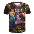 Disney Movie Beautiful Mirabel Princess Encanto Girls Print T-shirt Summer Costume Girl Party Wear Clothing Birthday Tees Baby. 