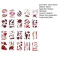 DESCENTE Zombie Bite Tattoo Cosplay Realistic Fake Blood Scars Halloween Zombie Makeup Tattoo Stickers Waterproof Temporary Wound Prank Props Set of 20 Buyers' Favorite. 