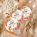 CUSTOMIZED Baat Pakki Mithai Cupcake Toppers Pack of 12, Perfect for Engagement & Wedding Party Celebration, 2.5 inches mini Toppers. 