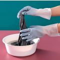 Gradient Color Waterproof Latex Gloves Women's Thin Laundry Household Cleaning Gloves Durable Kitchen. 