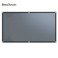 1080p Simple Portable Metal Anti-light Projector Screen 16:9 Hd Foldable Home Movie Projection Curtain. 
