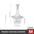 Manual Chopper Hand Operated  - Manual Hand-Powered Food Chopper Machine for Meat , Vegetables - Kitchen Gadgets - Chopper Machine hand pump - Kitchen accessories. 