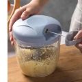 Multifunction Hand Pull Speedy Chopper Turbo Cutter Nicer Dicer Plus Vegetable Cutter/Chopper/Mincer/Mixer/Blender/Shredder to Chop Fruits Meat Onions/Nuts/Ginger/Herbs/Garlics. 