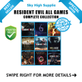RESIDENT EVIL ALL GAMES PACK - GAME FOR PC (GOOGLE DRIVE/ MEDIAFIRE) - QR CODE + FREE GIFT. 
