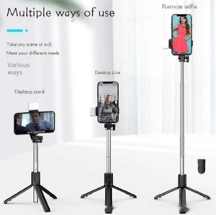 Original%204%20in%201%20Wireless%20Selfie%20Stick%20Come%20Vlogging%20Kit%20%7C%20Tripod%20(WITH%20LED%20LIGHT)%20Selfie%20Light%20Mobile%20Holder%20With%20Fill%20Light%20Shutter%20Remote%20Control%20For%20IOS%20Android%20%7C%20For%20Tiktok%20Vlogging%20Photography%20Live%20Streaming%20Cooking%20Videos%20Pod%20Cast%20&%20Sketchi%20-%20Image%209