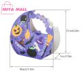 MIYA MALL Halloween Snack Box 10pcs Halloween Candy Box Moon Shape Pumpkin Black Cat Ghost Witch Skeleton Paper Chocolate Biscuit Treat Snack Goodies Cake Packa g Box Kit Party Supplies Spooky for Treats. 
