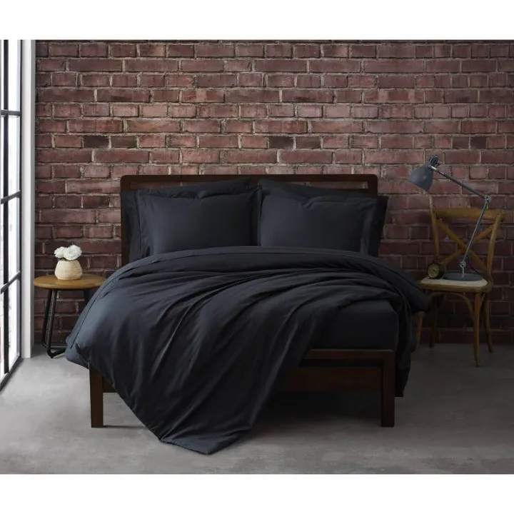 Beddy's%20Studio%20Pure%20Cotton%20Plain%20Solid%20Black%20Color%20Quilt%20Cover%20Set%20%7C%206%20Pieces%20King%20Size%20Bed%20Duvet%20Cover%20%7C%20Comforter%20%7C%20Blanket%20%7C%20Razai%20Cover%20-%20Image%203