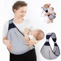 Baby Sling Carrier, Adjustable Baby Holder Carrier, Baby Half Wrapped Sling Hip Carrier, One Shoulder Labor-Saving, Cloth Fabric Lightweight Baby Carrier for Newborn to Toddler Up to 45 lbs. 