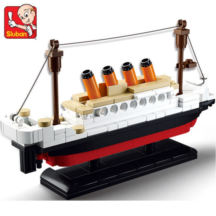 sluban model bricks titanic
