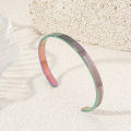 6mm Ayatol Kursi sleeve bracelet carved stainless steel opening adjustable bracelet men woman gifts. 