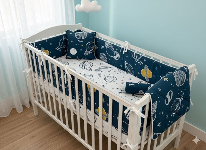 BABY COT SET- CRIB BEDDING FOR NEW BORN