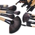 24 Pcs Professional Makeup Eyebrow Shadow Cosmetic Brush Set Kit With Pouch. 