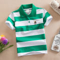 Children's clothing, boys' summer clothing, children's short-sleeved T-shirts, big children's cotton bottoming shirts, round neck baby half-sleeve polo shirts, trendy. 