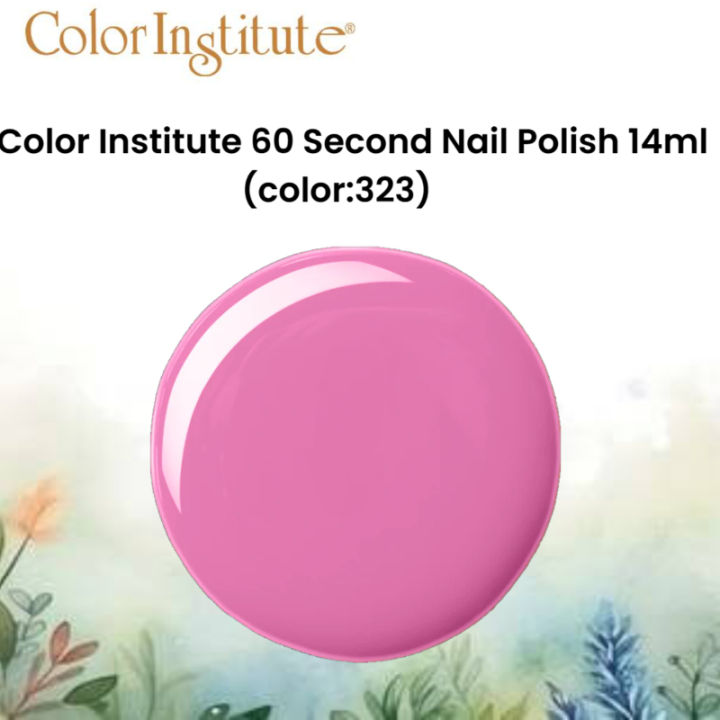 Color%20Institute%2060%20Second%20Nail%20Polish%2014ml%20(color:323)%20-%20Image%203