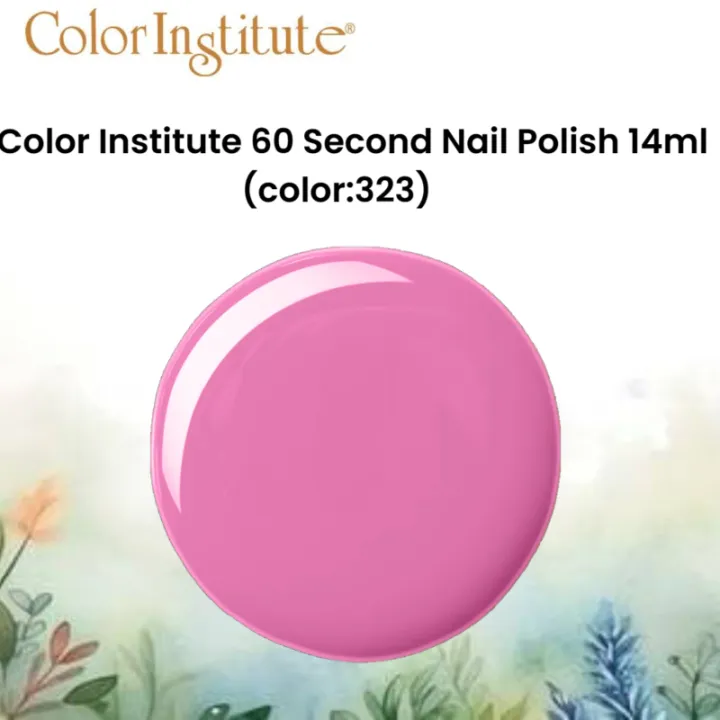 Color%20Institute%2060%20Second%20Nail%20Polish%2014ml%20(color:323)%20-%20Image%203