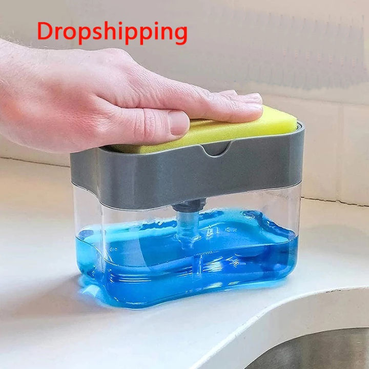 High%20Quality%20Imported%20Liquid%20Soap%20Dispenser%20Set%20With%20Free%20Sponge%20Push-Out%20Liquid%20Dispenser%20Kitchen%20Dishwashing%20Automatic%20Dispenser%20Caddy%20Organizer%20Holder%20for%20Kitchen%20Sink%20Tidy%20-%20Image%208