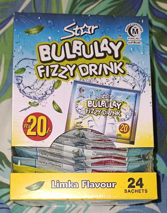 Bulbulay Limca Fizzy Drink Lemon Soda Fizzy Drink Refreshing (24 SACHETS) (EXPIRY: FEBRUARY 2027))