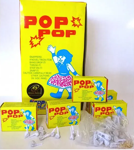 Pop Pop Snappers Fireworks pack of 12 boxes (Each contain approximately 50 snappers)