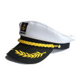 【Pioneer Gong】Aviation Cap Pilot Uniform Hat Work Airplane Men Captain Hat Cosplay Aviation Navy Party Sailors Cap Performance Unisex. 