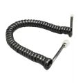 Telephone Handset Phone Cable Extension Cord Telephone Spiral Receiver Connector Spring Wire RJ10 Plug PTCL Landline Telephone Receiver Cable 1M. 