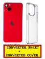 iPhone XR to iPhone 13 Conversion Back Cover Matte Finish Non Destructive Installation. 