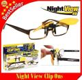 Night View Clip On Sunglasses Driving Night Vision Lens Sun Glasses Male Anti-UVA UVB For Men Women. 