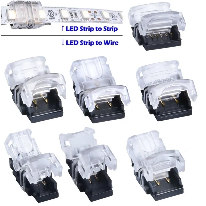 4pin 5pin 6pin For RGB RGBW RGBWW 3528 Terminal Splice 5050 LED Strip ...