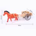 Robot Horse Toy Electronic Pony Pet Pulling Carriage Around Running Walking Electric Horse Toys For Kid Gifts Color Random. 