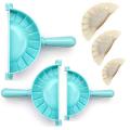 Set of 3 Samosa and Pastry patti maker triangle Dumpling mould making press machine sancha Pie Ravioli Different sizes Plastic Shaper New and Easy Kitchen Tools Device. 